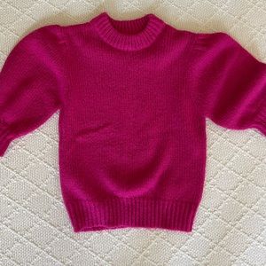 Rebecca Minkoff puff sleeve sweater, XS